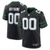 Custom New York Jets Alternate Custom Game Jersey Legacy Black