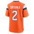 Custom Patrick Surtain II Denver Broncos Team Game Jersey Orange