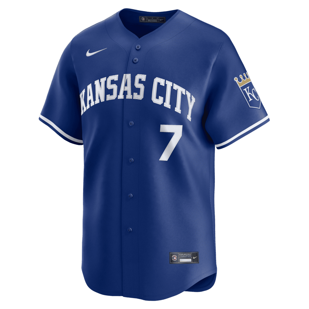 Custom Bobby Witt Jr. Kansas City Royals Alternate 2 Limited Player Jersey Royal