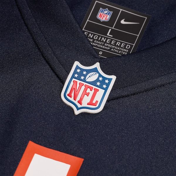 Custom Luther Burden III Chicago Bears Game Jersey Navy