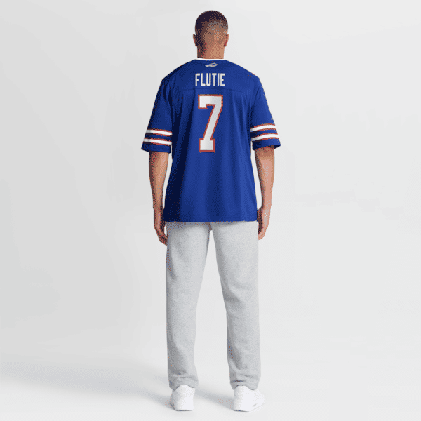 Custom Doug Flutie Buffalo Bills Game Retired Player Jersey Royal