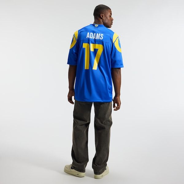 Custom Davante Adams Los Angeles Rams Game Jersey Royal