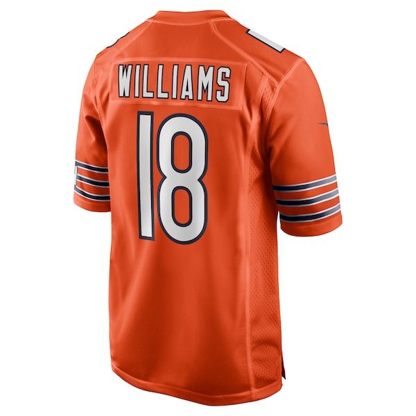 Custom Caleb Williams Chicago Bears Game Jersey Orange