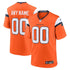 Custom Denver Broncos Custom Game Jersey Orange