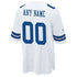 Custom Dallas Cowboys Custom Game Jersey White