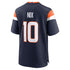 Custom Bo Nix Denver Broncos Alternate Game Jersey Navy