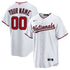 Custom Washington Nationals Home Custom Replica Jersey White