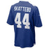 Custom Cam Skattebo New York Giants Game Jersey Royal