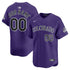 Custom Colorado Rockies Alternate Limited Custom Jersey Purple