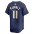Custom José Ramírez Cleveland Guardians City Connect Limited Jersey Navy
