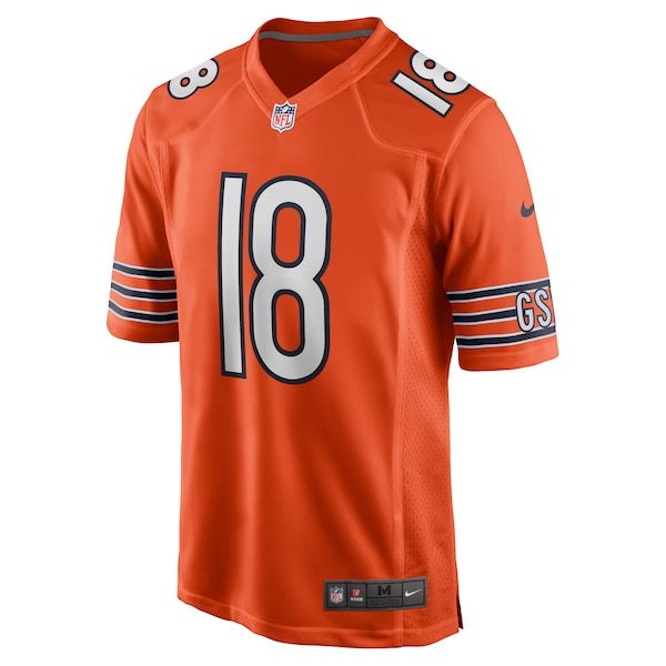 Custom Caleb Williams Chicago Bears Game Jersey Orange