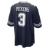 Custom George Pickens Dallas Cowboys Game Jersey Navy