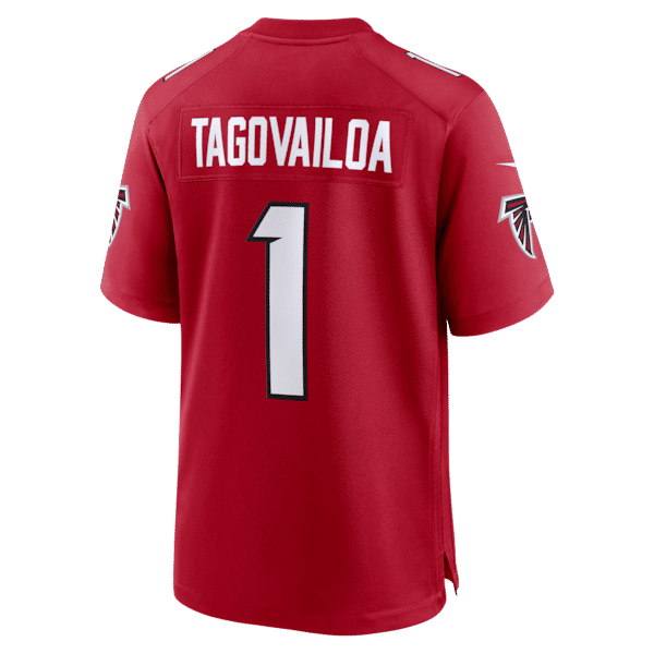 Custom Tua Tagovailoa Atlanta Falcons Game Jersey Red