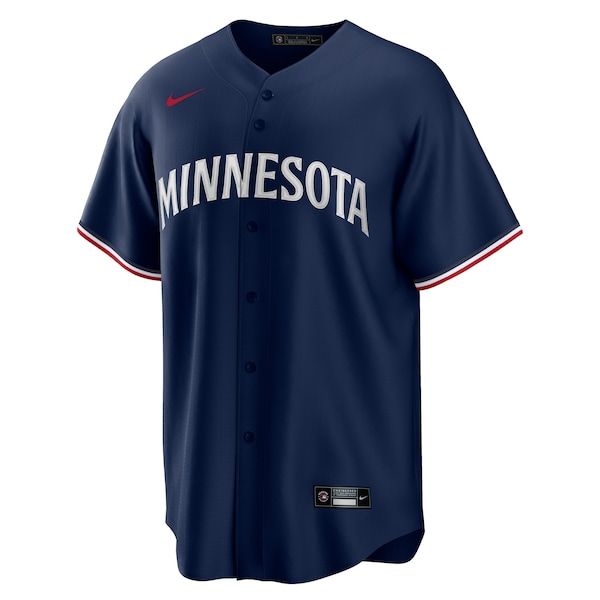 Custom Minnesota Twins Alternate Replica Jersey Navy