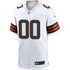 Custom Custom Cleveland Browns Game Jersey White