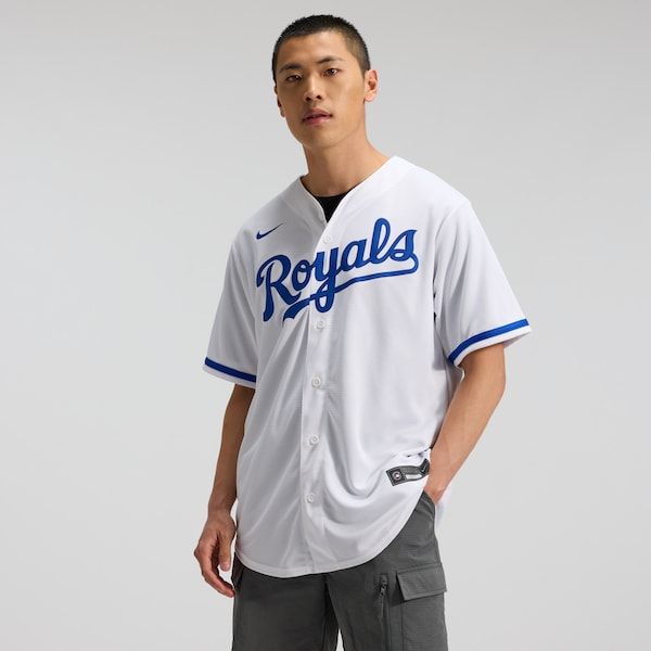 Custom Bobby Witt Jr. Kansas City Royals Home Replica Player Jersey White