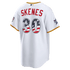 Custom Paul Skenes Pittsburgh Pirates 2026 All-Star Game Stars & Stripes Stadium Jersey White
