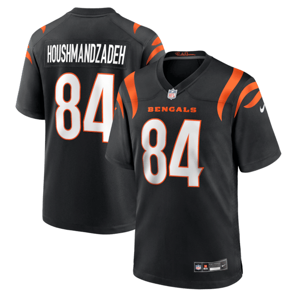 Custom T. J. Houshmandzadeh Cincinnati Bengals Team Retired Player Game Jersey Black