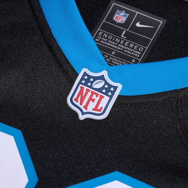 Custom Julius Peppers Carolina Panthers Game Jersey Black