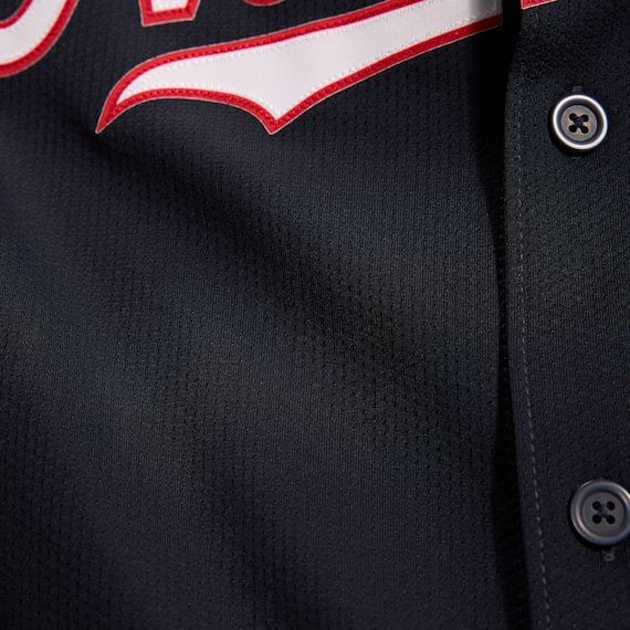 Custom Washington Nationals Alternate Limited Custom Jersey Navy