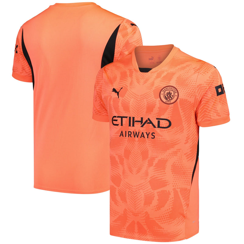 Manchester City Puma Goalkeeper 2024/25 Custom Jersey - Orange