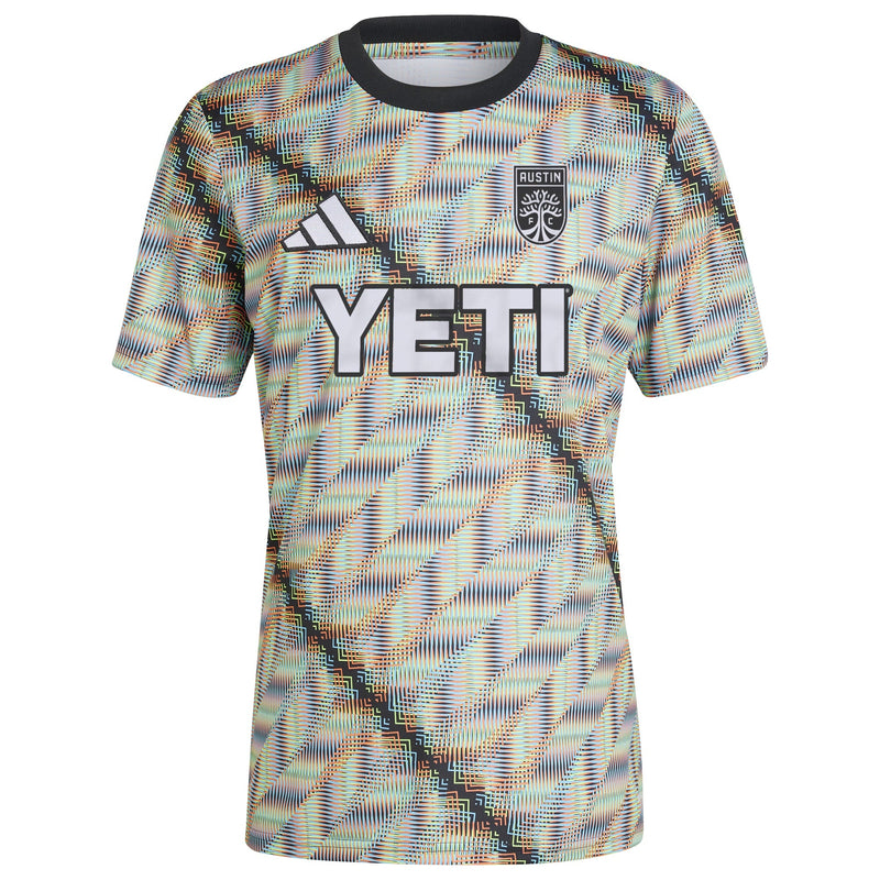 Austin FC adidas 2024 Hispanic Heritage Pre-Match Top - Black