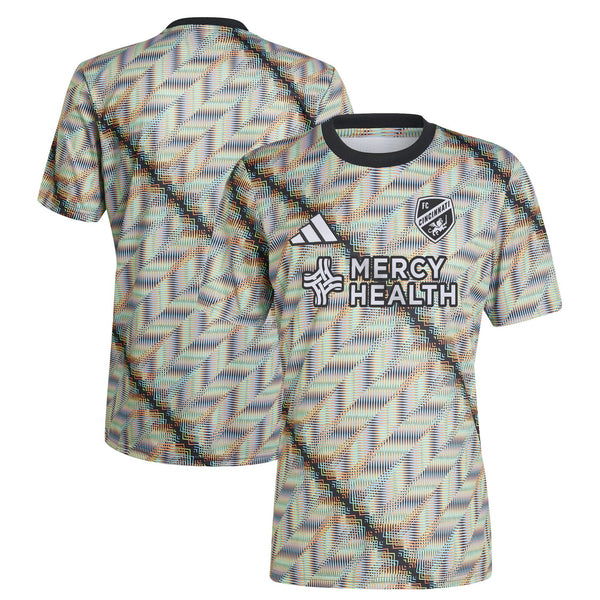 FC Cincinnati adidas 2024 Hispanic Heritage Pre-Match Top - Black