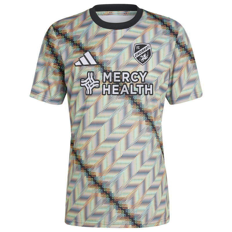 FC Cincinnati adidas 2024 Hispanic Heritage Pre-Match Top - Black