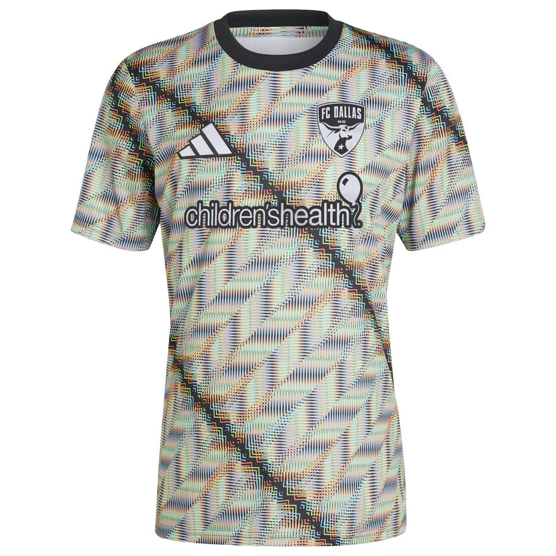 FC Dallas adidas 2024 Hispanic Heritage Pre-Match Top - Black
