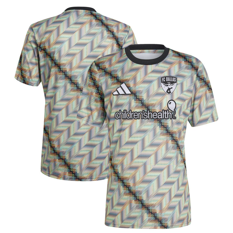 FC Dallas adidas 2024 Hispanic Heritage Pre-Match Top - Black