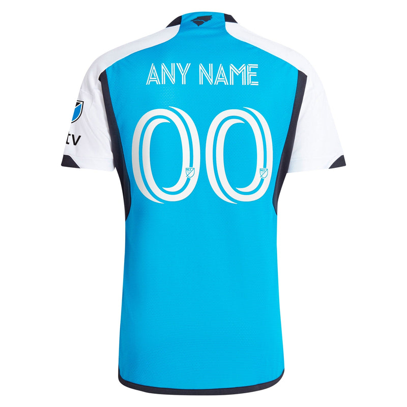 Charlotte FC adidas 2024 The Carolina Kit: Explore Custom Jersey - Blue