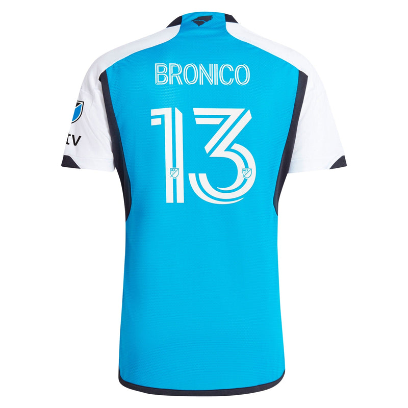 Brandt Bronico Charlotte FC adidas 2024 The Carolina Kit: Explore Player Jersey - Blue