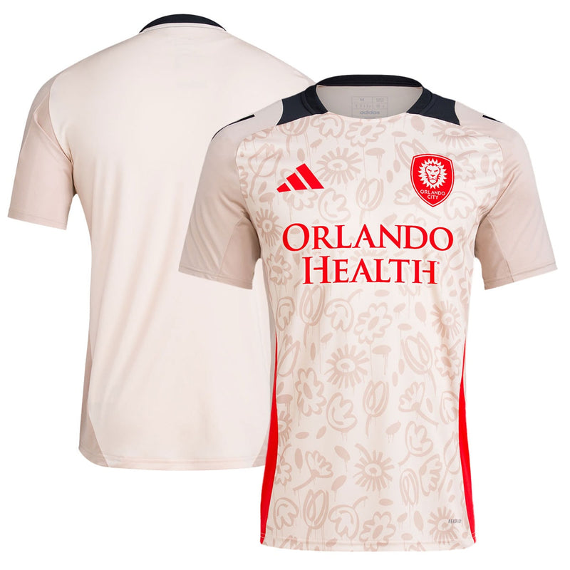 Orlando City SC adidas 2024 One Planet Pre-Match Top - Brown