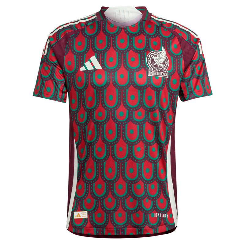 Mexico National Team adidas 2024 Home  Jersey - Burgundy