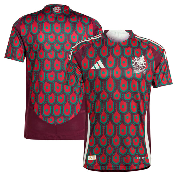 Mexico National Team adidas 2024 Home  Jersey - Burgundy