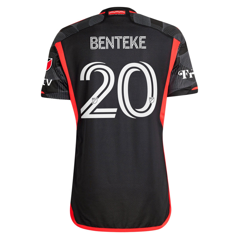 Christian Benteke D.C. United adidas 2024 The Icon Kit Player Jersey – Black