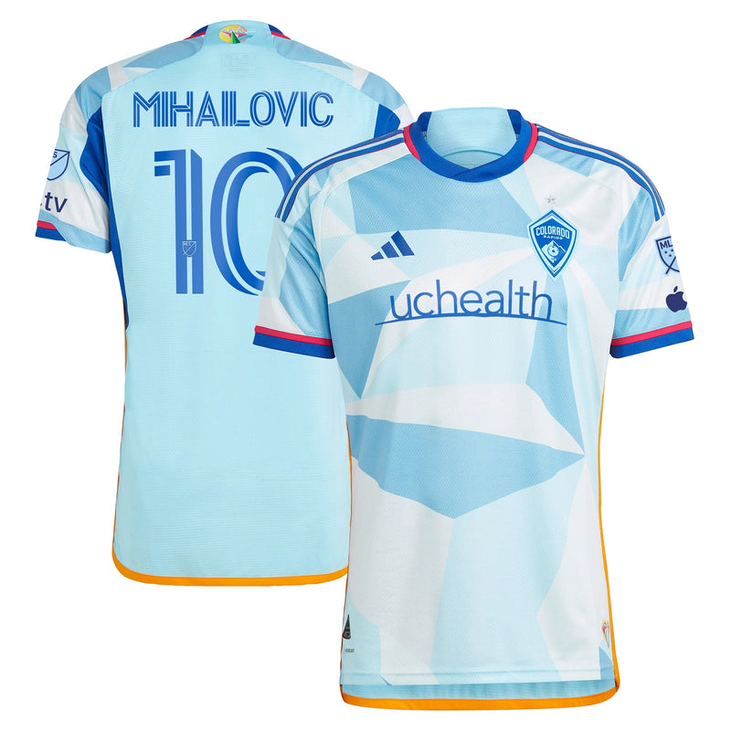Djordje Mihailovic Colorado Rapids adidas 2024 New Day Kit Player Jersey - Light Blue