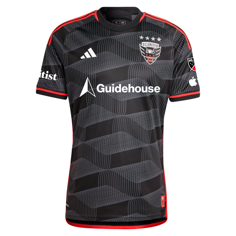 Gabriel Pirani D.C. United adidas 2024 The Icon Kit Player Jersey – Black