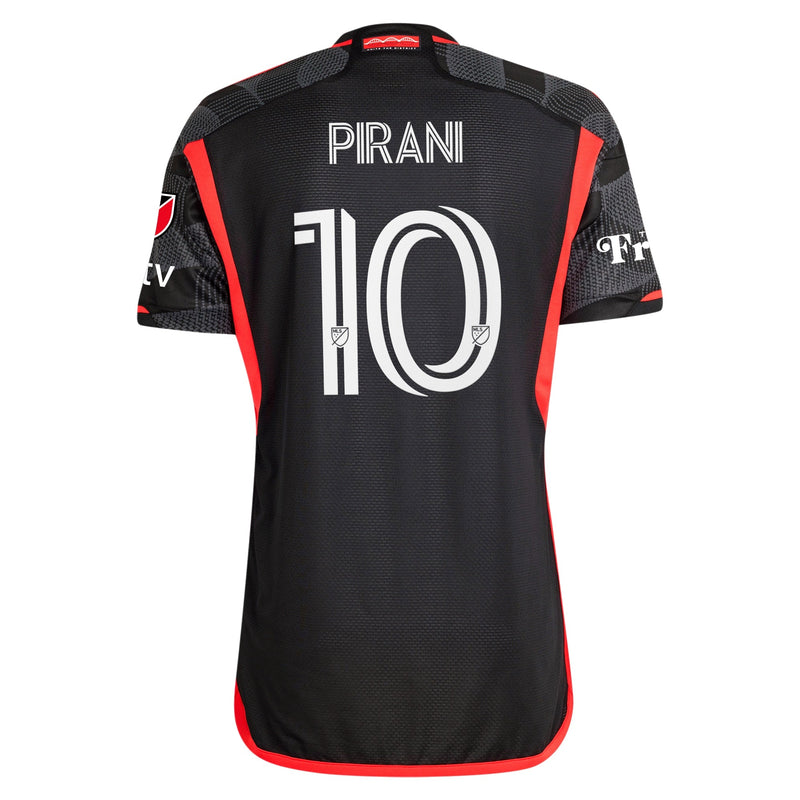 Gabriel Pirani D.C. United adidas 2024 The Icon Kit Player Jersey – Black