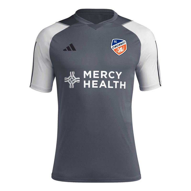 FC Cincinnati adidas 2024 AEROREADY Training Jersey - Gray