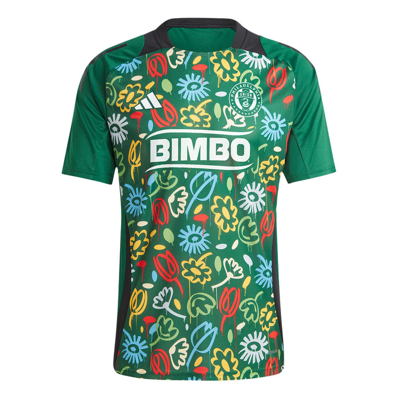 Philadelphia Union adidas 2024 One Planet Pre-Match Top - Green