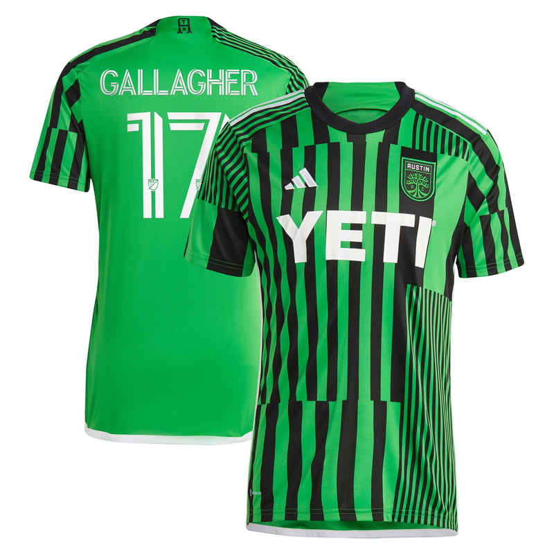 Jon Gallagher Austin FC adidas 2024 Las Voces Kit  Player Jersey – Green