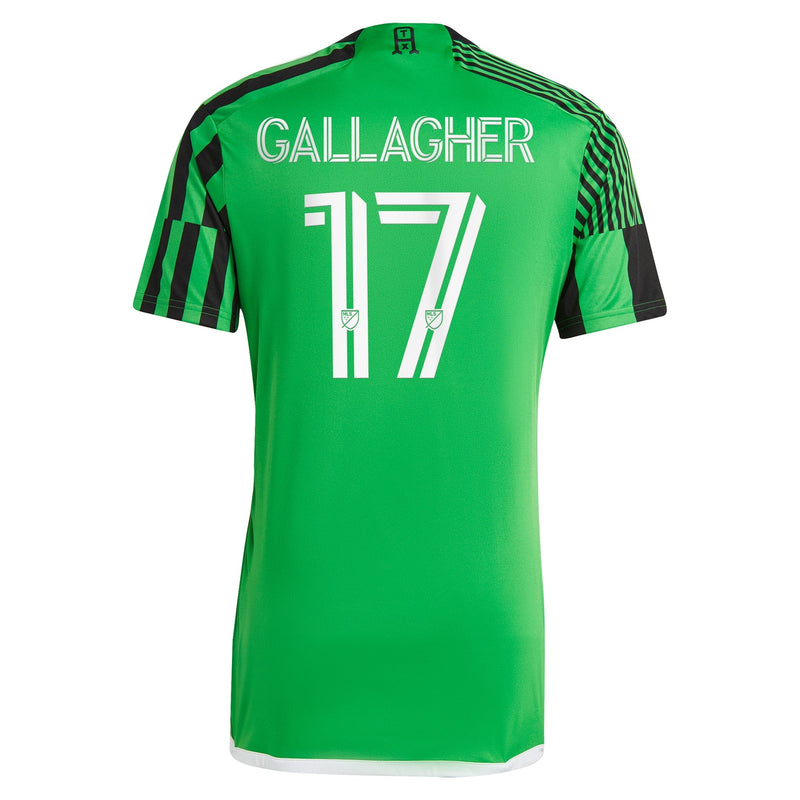 Jon Gallagher Austin FC adidas 2024 Las Voces Kit  Player Jersey – Green