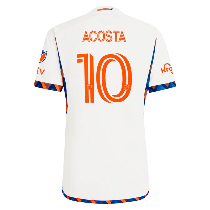 FC Cincinnati adidas 2024 The Canvas Kit Custom Shirt - White