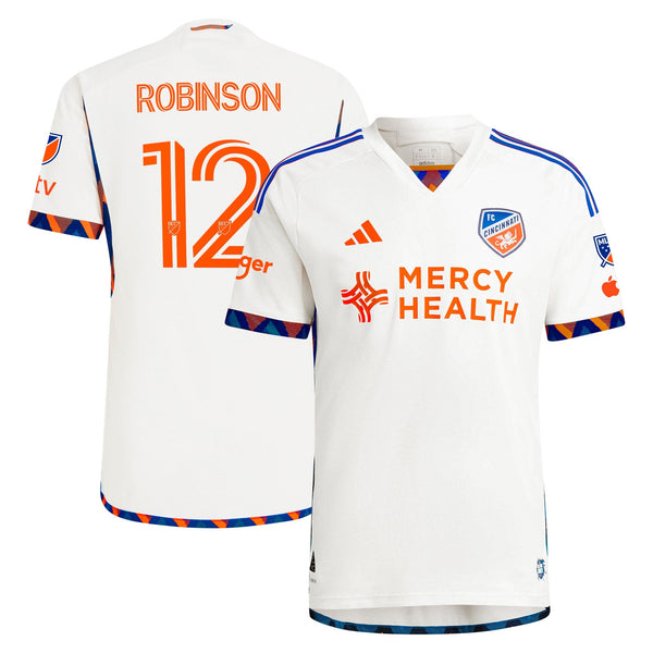 Miles Robinson FC Cincinnati adidas 2024 The Canvas Kit Player Jersey - White (Copy)