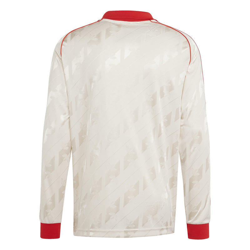 Bayern Munich adidas Originals Lifestyler Long Sleeve Jersey - Cream