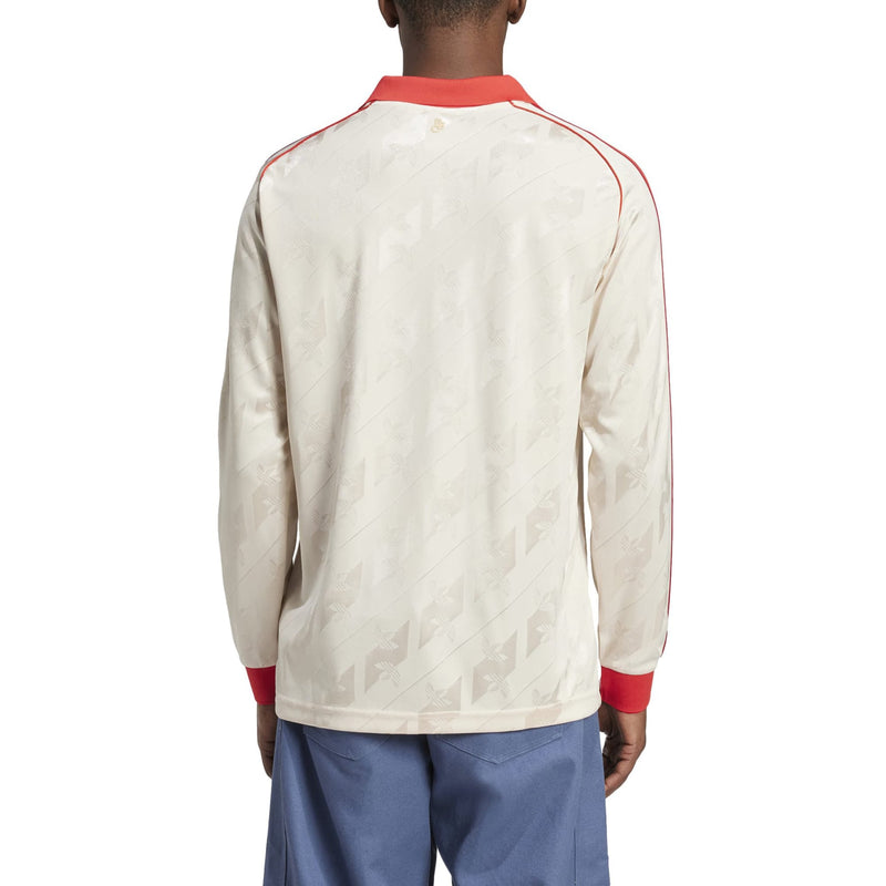 Bayern Munich adidas Originals Lifestyler Long Sleeve Jersey - Cream