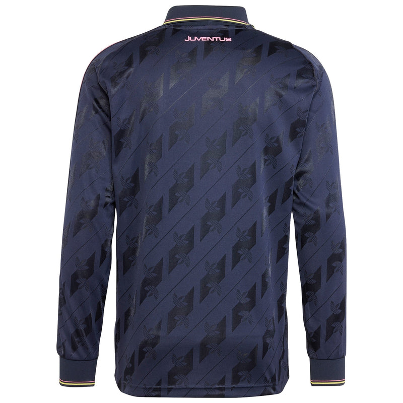 Juventus adidas Originals Lifestyler Long Sleeve Fashion Jersey - Navy