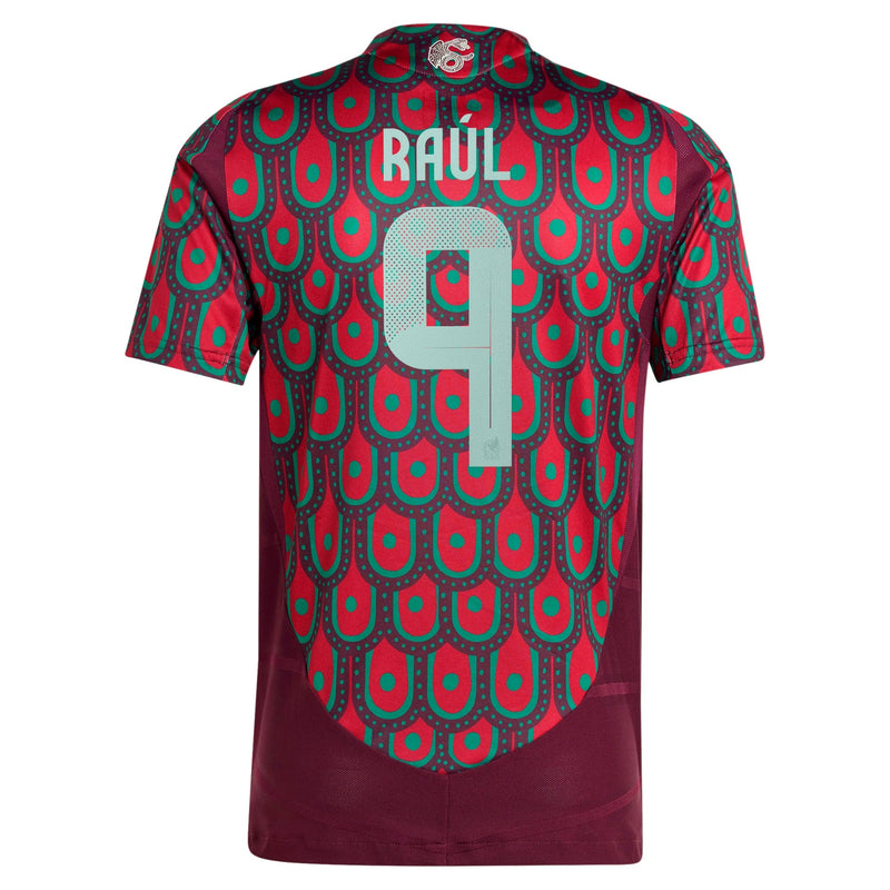 Raul Jimenez Mexico National Team adidas 2024 Home Player Jersey - Burgundy