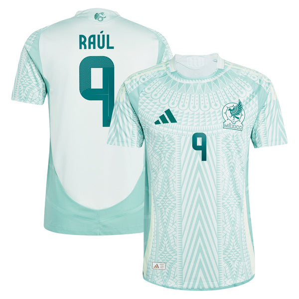 Raul Jimenez Mexico National Team adidas 2024 Away Player Jersey - Green